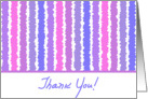 Thank You Purple Pattern card