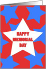 Happy Memorial Day Big Stars card