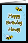 Happy Birthday Honey Bee card