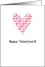 Happy Valentine’s Day Hearts card