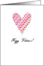 Happy Valentine’s Day Hearts card