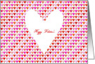 Happy Valentine’s Day Hearts card