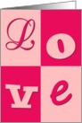 Love Pink card