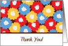 Thank You Flowers card