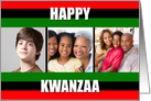 Happy Kwanzaa 3 Photo Card