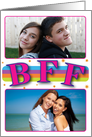 BFF Colorful Photo Card
