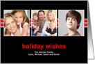 Holiday Wishes Photo Card