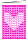 Happy Valentine’s Day Hearts card
