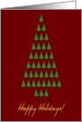 Happy Holidays Christmas Tree card