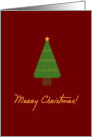 Merry Christmas Trees card