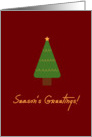 Season’s Greetings Christmas Trees card