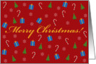 Merry Christmas Christmas Icons card