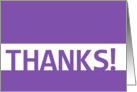 Thanks! Purple card