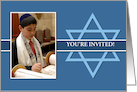 Bar Mitzvah Photo Card Invitation card