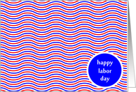 Happy Labor Day Squiggle card