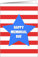 Happy Memorial Day Big Star card