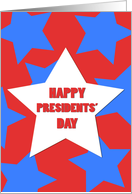 Happy Presidents’ Day Big Stars card