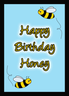 Happy Birthday Honey...