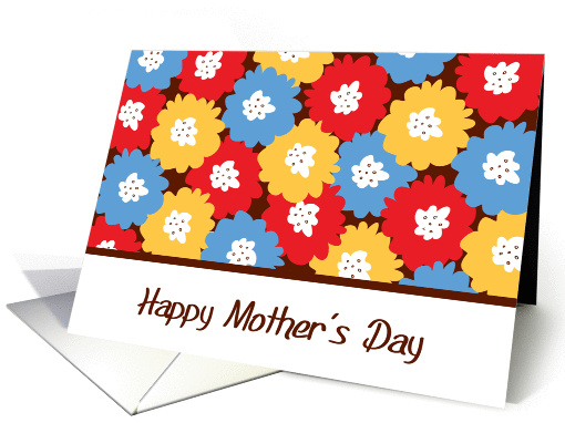 Happy Mother's Day Flowers card (847143)