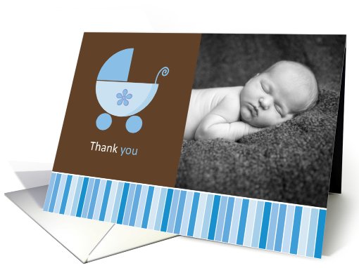 Thank You Stroller Photo card (849908)