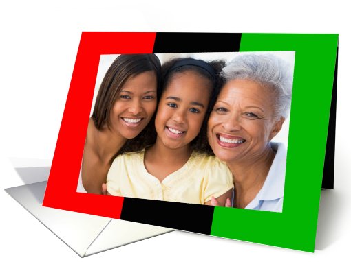 Happy Kwanzaa Photo card (855322)