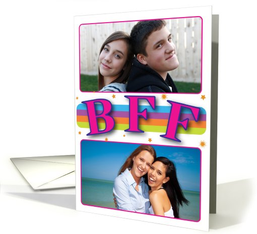 BFF Colorful Photo card (856544)