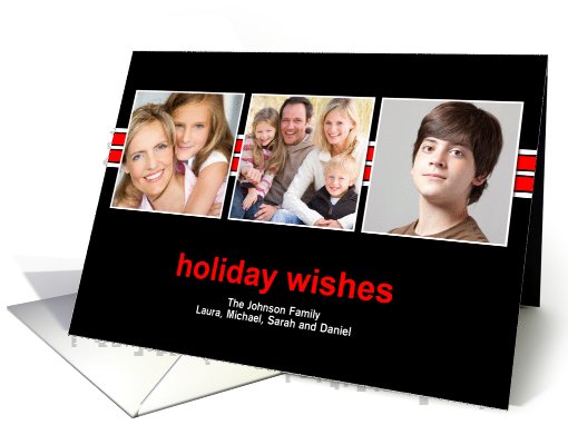 Holiday Wishes Photo card (858279)