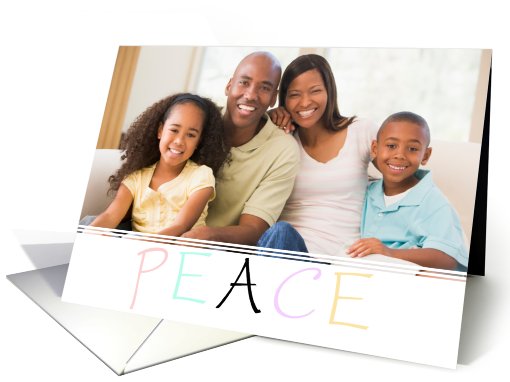 Peace Photo card (858645)