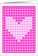 Happy Valentine’s Day Hearts card