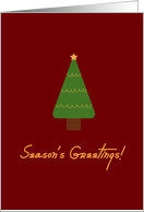 Season’s Greetings Christmas Trees card