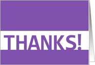 Thanks! Purple