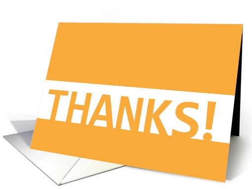 Thanks! Orange card (865481)