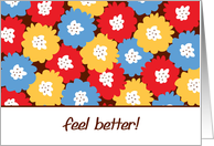 Feel Better Flowers card