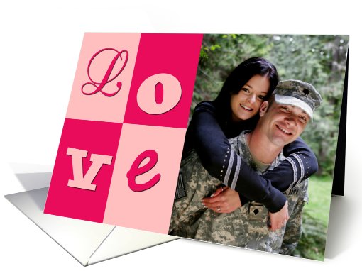 Pink Love Photo card (902720)