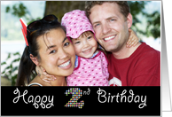 Happy 2nd Birthday Photo Card