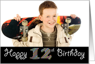 Happy 12th Birthday Photo Card