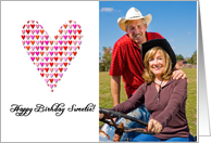 Happy Birthday Sweetie Photo Card