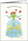 Valentine’s Day Princess card