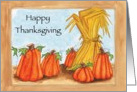 Thanksgiving Harvest Pumpkins card