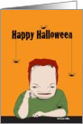 Happy Halloween with Frankenstein card