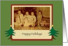 Christmas Happy Holidays Vintage Card