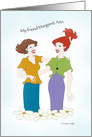 Two girlfriends card