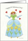 First Valentine Day Great Granddaughter card