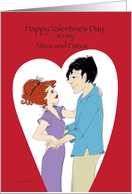 Happy Valentine’s Day Niece and Fiance card