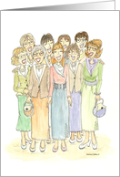 Happy Birthday from all of us ladies card