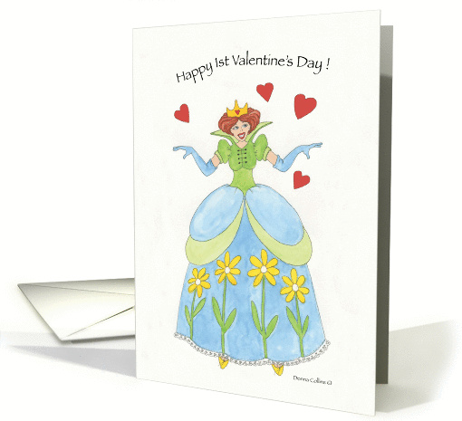 First Valentine Day Great Granddaughter card (884250)