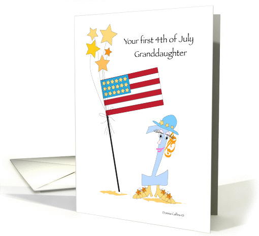 Granddaughter's first 4th of July card (914170)