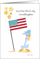 Granddaughter’s first 4th of July card