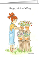Mother’s Day Flowers in Pots card