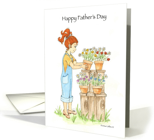 Father's Day From Daughter, Garden of Love card (929498)